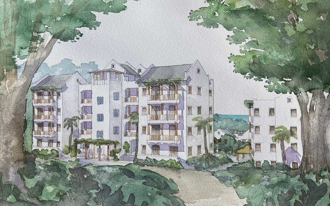 Building in Roatan and Watercolors pre constructions